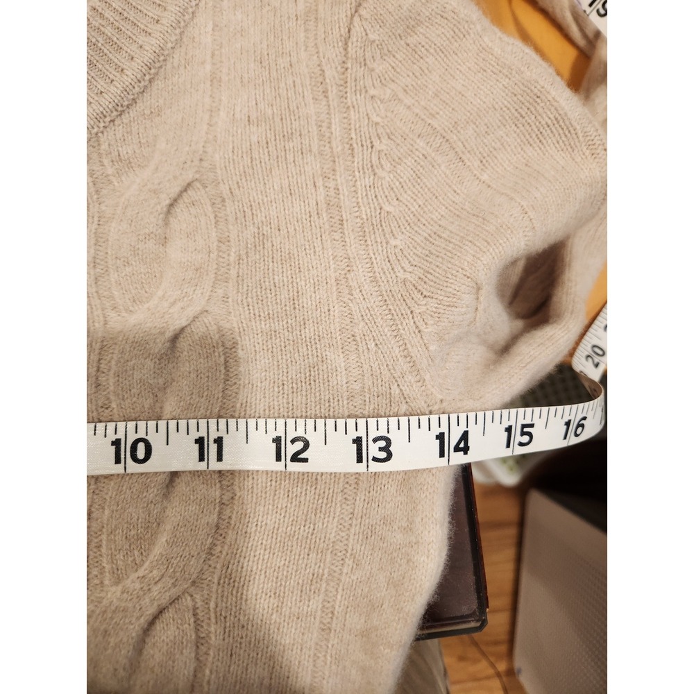 Sandro Cream Long Sleeve Dress - Picture 5 of 9